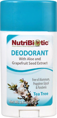 Desodorante Stick NutriBiotic Melaleuca (Árvore do Chá) - 73g: Proteção Natural e Bem-Estar