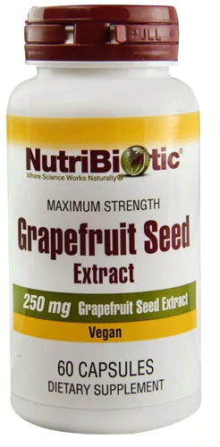 Extrato de Semente de Grapefruit NutriBiotic 250mg - 60 Cápsulas