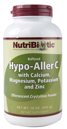 NutriBiotic Vitamina C Efervescente Bufferizada Hiporalergênica 454g - Potencialize sua Saúde