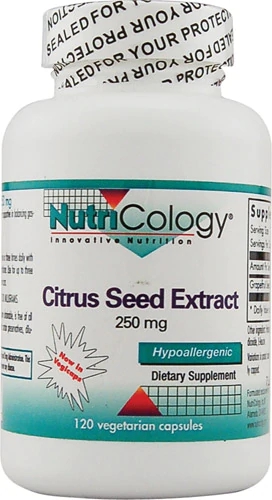 Extrato de Semente de Toranja NutriCology - 250mg - 120 Cápsulas Vegetarianas
