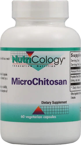 NutriCology MicroChitosan 60 Cápsulas Vegetarianas - Suporte Digestivo e Imunológico