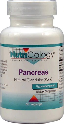 NutriCology Pâncreas Natural Suíno 60 Cápsulas Veganas - Saúde Digestiva