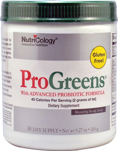 NutriCology Pro Greens Advanced Probiotic Formula - 263g