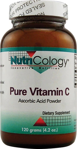NutriCology Vitamina C Pura 122g - Essencial para Imunidade e Bem-Estar