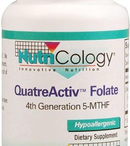 NutriCology QuatreActiv Folato 500mcg - 90 Cápsulas Vegetarianas