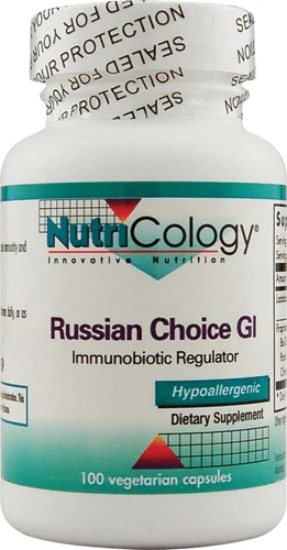 NutriCology Russian Choice GI - 100 Cápsulas: Saúde Intestinal Renovada