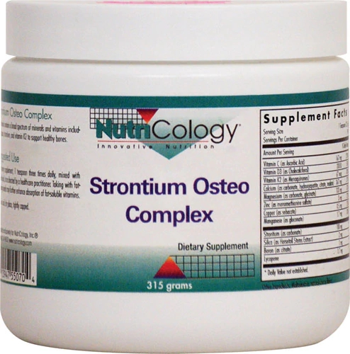 NutriCology Strontium Osteo Complex 315g: Saúde Óssea Completa