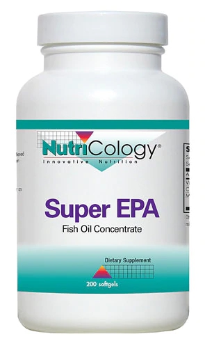 NutriCology Super EPA Óleo de Peixe Concentrado - 200 Cápsulas Gelatinosas
