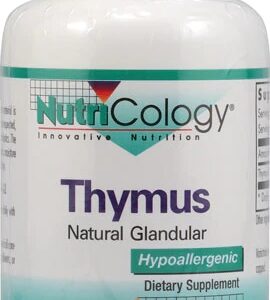 NutriCology Thymus Natural Glandular - 75 Cápsulas Vegetarianas