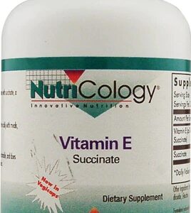 NutriCology Vitamina E Succinato 100 Cápsulas Vegetarianas - Potência Antioxidante