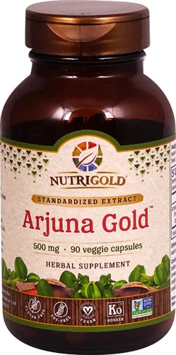 NutriGold Arjuna Gold™ 500mg - 90 Cápsulas Vegetais: Saúde Cardíaca e Bem-Estar