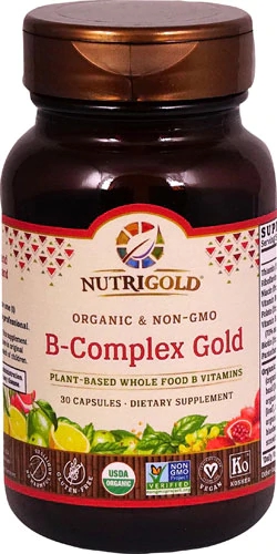NutriGold B-Complex Gold 30 Cápsulas: Energia e Vitalidade Essencial