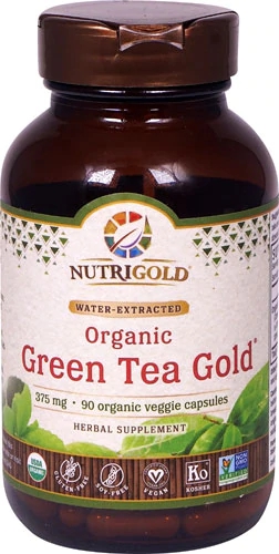 NutriGold Organic Green Tea Gold® -- 375 mg - 90 Veggie Caps