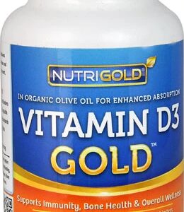 NutriGold Vitamin D3 Gold™ -- 2000 IU - 120 Vegan Capsules