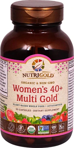 NutriGold Women's 40 Plus Multi Gold™ - 90 Cápsulas: Multivitamínico Completo para Mulheres Acima de 40 Anos