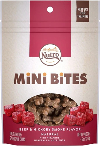 Nutro Mini Bites Cão Adulto – 127g – Carne e Fumaça Hickory