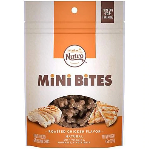 Nutro Mini Bites Petisco Cão Frango Assado - 127g