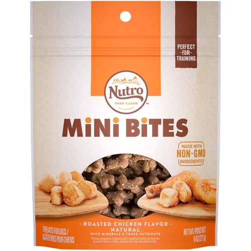 Nutro Mini Bites Dog Treats Roasted Chicken -- 8 oz