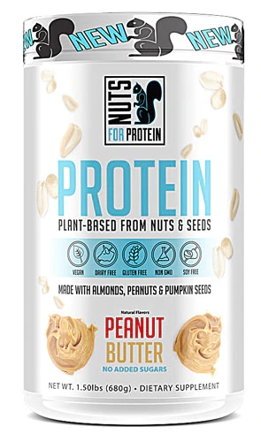 Nuts For Protein Whey Protein Vegetal Sabor Pasta de Amendoim 680g