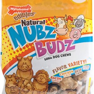 Comprar nylabone natural nubz budz edible dog chews small flavor variety -- 12 dog treats preço no brasil dog food & treats pet health suplementos em oferta wet food suplemento importado loja 77 online promoção -
