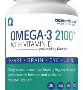 Oceanblue Professional Omega-3 2100™ with Vitamin D Natural Vanilla -- 120 Softgels