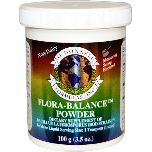 O'Donnell Formulas Flora-Balance Powder - Probiótico com 1 Milhão de Microrganismos - 100g