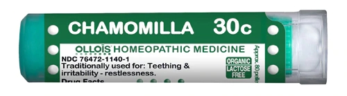 Ollois Chamomilla 30c - 80 Pellets: Alívio Natural para o Bem-Estar