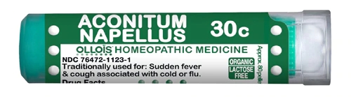 Ollois Lactose Free Aconitum Napellus - 80 Pellets: Alívio Natural e Bem-Estar