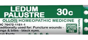 Ollois Ledum Palustre 30c - 80 Pellets: Homeopatia Natural para Bem-Estar