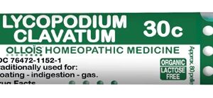 Ollois Lycopodium Clavatum 30c - 80 Pellets Homeopáticos para Bem-Estar