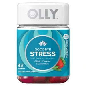 Comprar olly goodbye stress berry verbena -- 42 gummies preço no brasil mood health stress suplementos em oferta vitamins & supplements suplemento importado loja 1 online promoção -