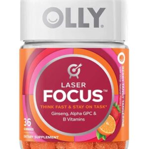 Olly Laser Focus - Berry Tangy Tangerine -- 36 Gummies