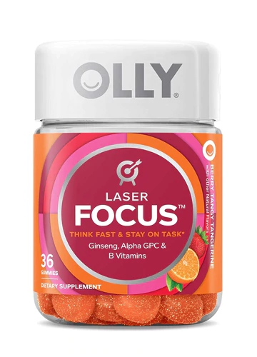 Olly Laser Focus - Berry Tangy Tangerine -- 36 Gummies