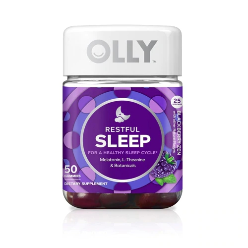 Olly Restful Sleep Blackberry Zen 50 Gomas - Melhora o Sono