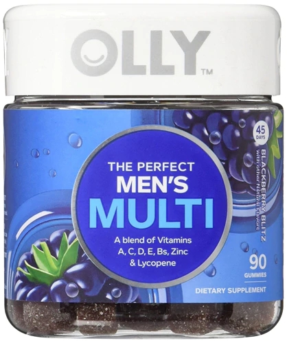 Olly The Perfect Men's Multi Blackberry Blitz -- 90 Gummies