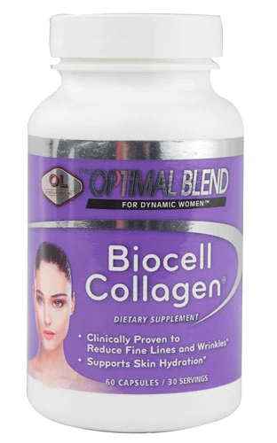 Olympian Labs Biocell Collagen® 60 Cápsulas - Fórmula Dinâmica para Mulheres