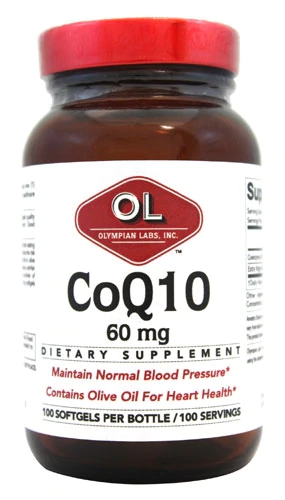 Olympian Labs Co Q10 60mg - 100 Cápsulas Softgel: Energia e Saúde Cardiovascular