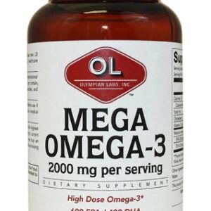 Olympian Labs Mega Omega-3 Fish Oils -- 120 Softgels