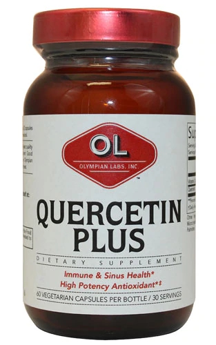 Olympian Labs Quercetin Plus 1g - 60 Cápsulas Vegetarianas