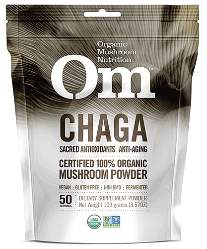 OM Organic Mushroom Nutrition Supplement Powder - Chaga -- 3.5 oz