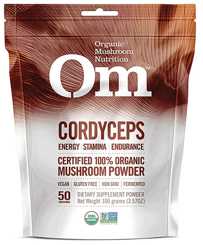 OM Organic Mushroom Cordyceps - Suplemento Nutricional em Pó 100g
