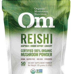 Comprar om organic mushroom nutrition supplement powder - reishi -- 3. 5 oz preço no brasil herbs & botanicals mushrooms suplementos em oferta suplemento importado loja 67 online promoção -