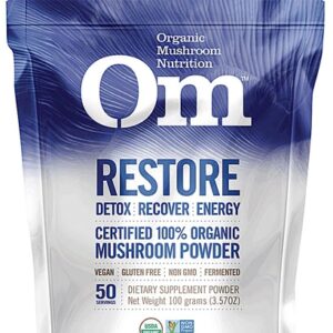 Comprar om organic mushroom nutrition supplement powder - restore -- 3. 5 oz preço no brasil herbs & botanicals mushrooms suplementos em oferta suplemento importado loja 77 online promoção -