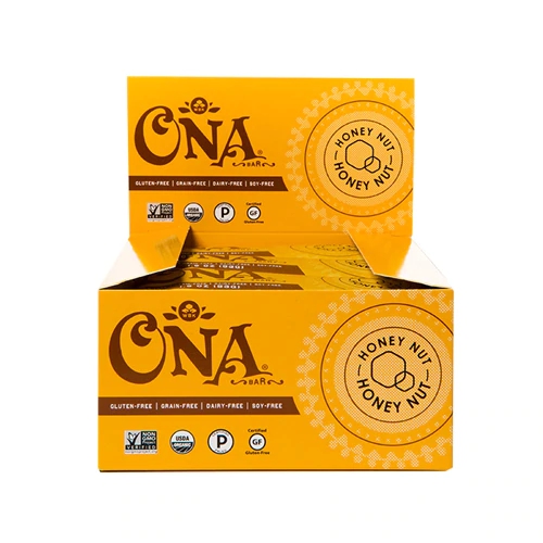 Ona Bar Gluten Free Honey Nut - 12 Barras de Energia Sem Glúten e Deliciosas