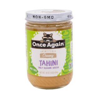 Comprar once again organic tahini creamy sesame seed -- 16 oz preço no brasil food & beverages nut & seed butters suplementos em oferta tahini suplemento importado loja 1 online promoção -
