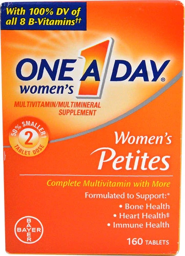 One-A-Day Mulher Petites Multivitamínico 160 Comprimidos para Energia e Bem-Estar