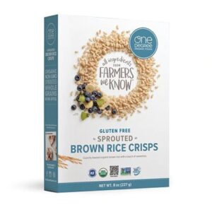 Cereal de Arroz Integral Germinado Orgânico One Degree 227g - Sabor e Nutrição Natural