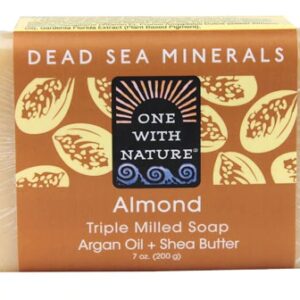 One With Nature Dead Sea Mineral Soap Almond -- 7 oz