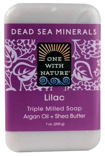 Sabonete com Minerais do Mar Morto One With Nature Flor de Lilás 200g