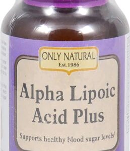Only Natural Ácido Alfa-Lipóico Plus - 200mg - 60 Cápsulas Vegetarianas